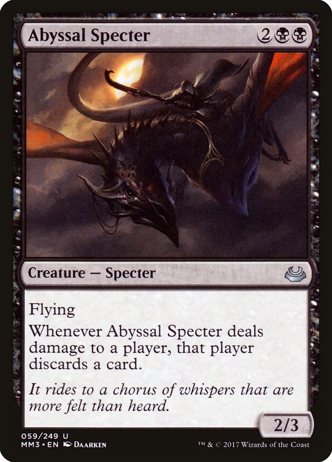 Abyssal Specter (Modern Masters 2017 #59)
