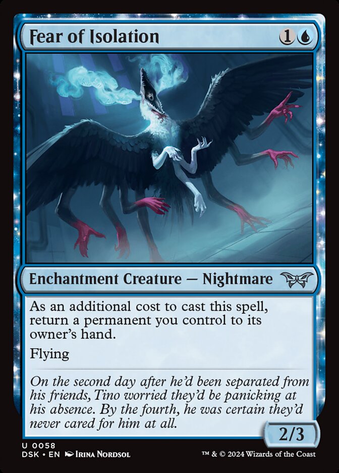 MTG Duskmourn – All Monoblue Cards Revealed