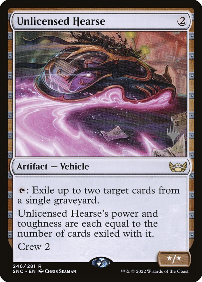 Unlicensed Hearse (Streets of New Capenna Promos #246p)