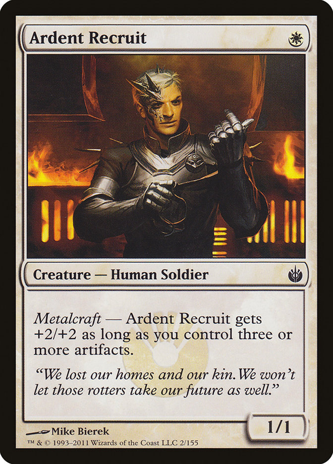 Ardent Recruit (Mirrodin Besieged #2)