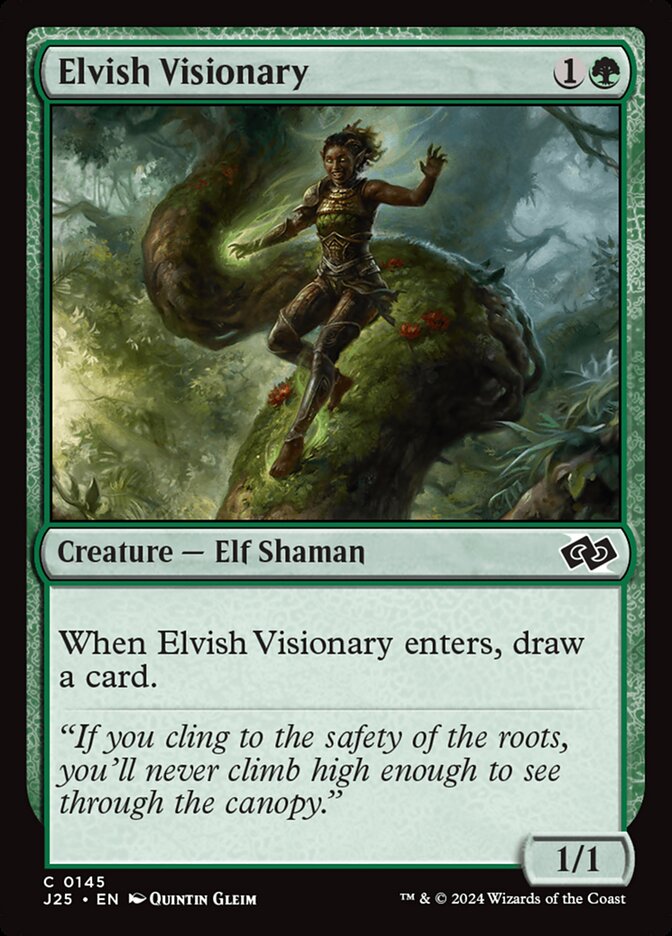 Elvish Visionary (Foundations Jumpstart #145)