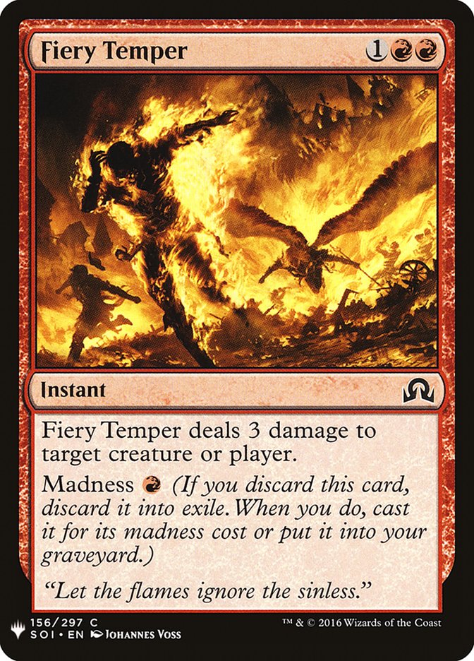 Fiery Temper (The List #SOI-156)