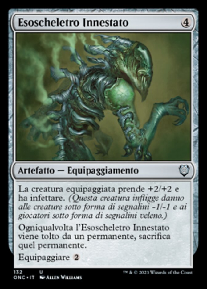 Grafted Exoskeleton (Phyrexia: All Will Be One Commander #132)