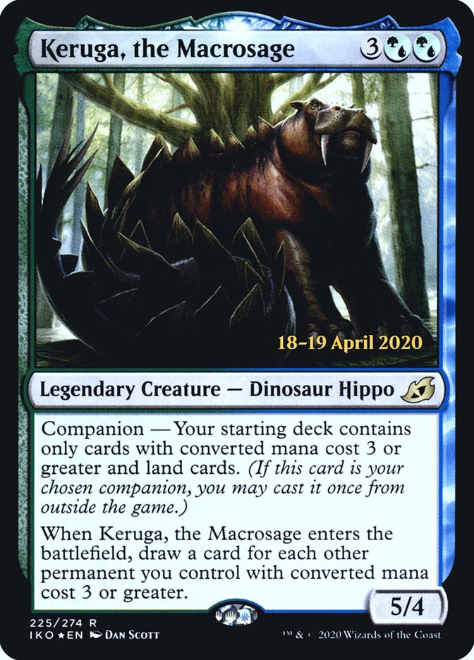 Keruga, the Macrosage (Ikoria: Lair of Behemoths Promos #225s)