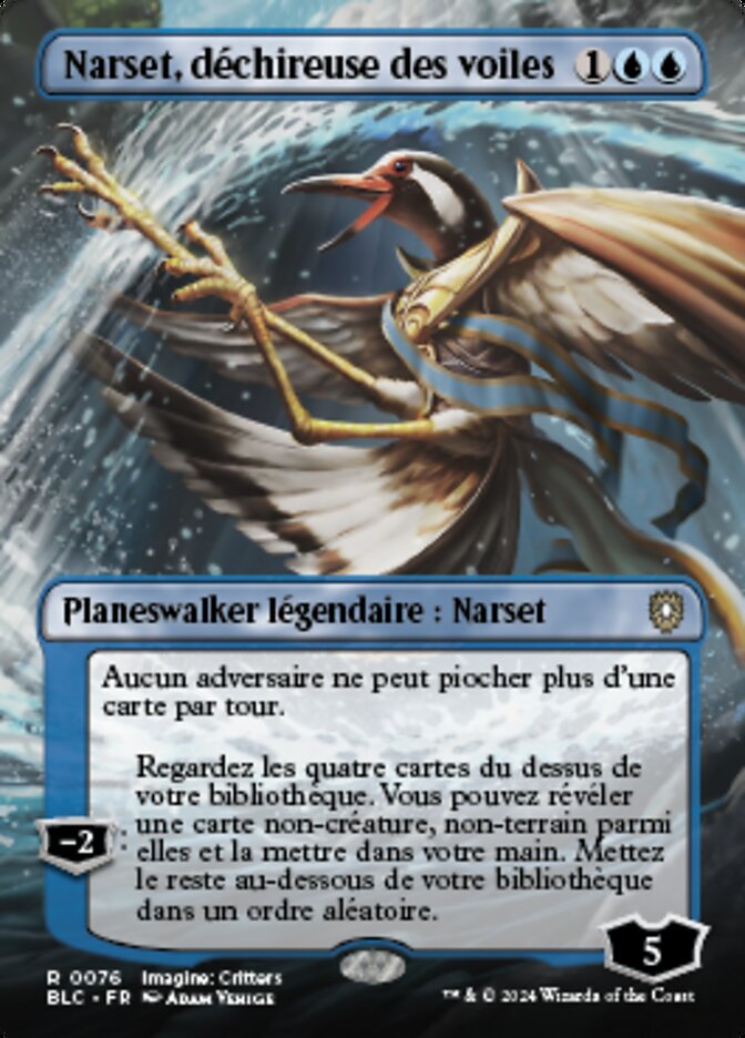 Narset, Parter of Veils (Bloomburrow Commander #76)