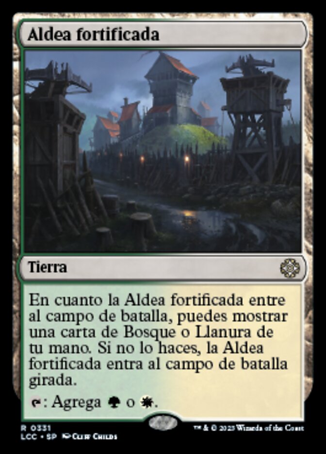 Fortified Village (The Lost Caverns of Ixalan Commander #331)