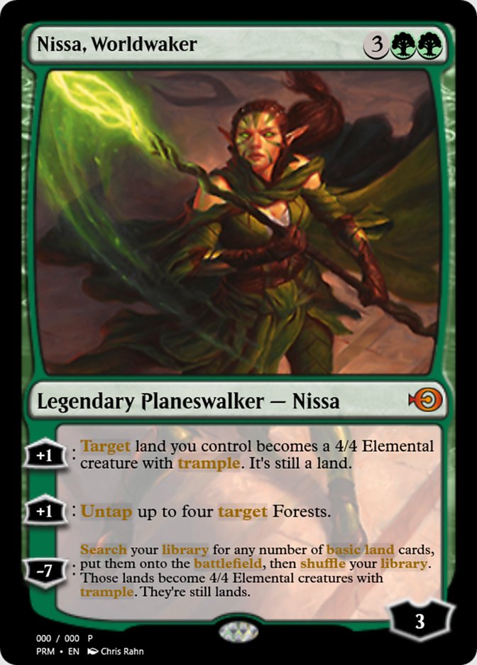 Nissa, Worldwaker (Magic Online Promos #65005)