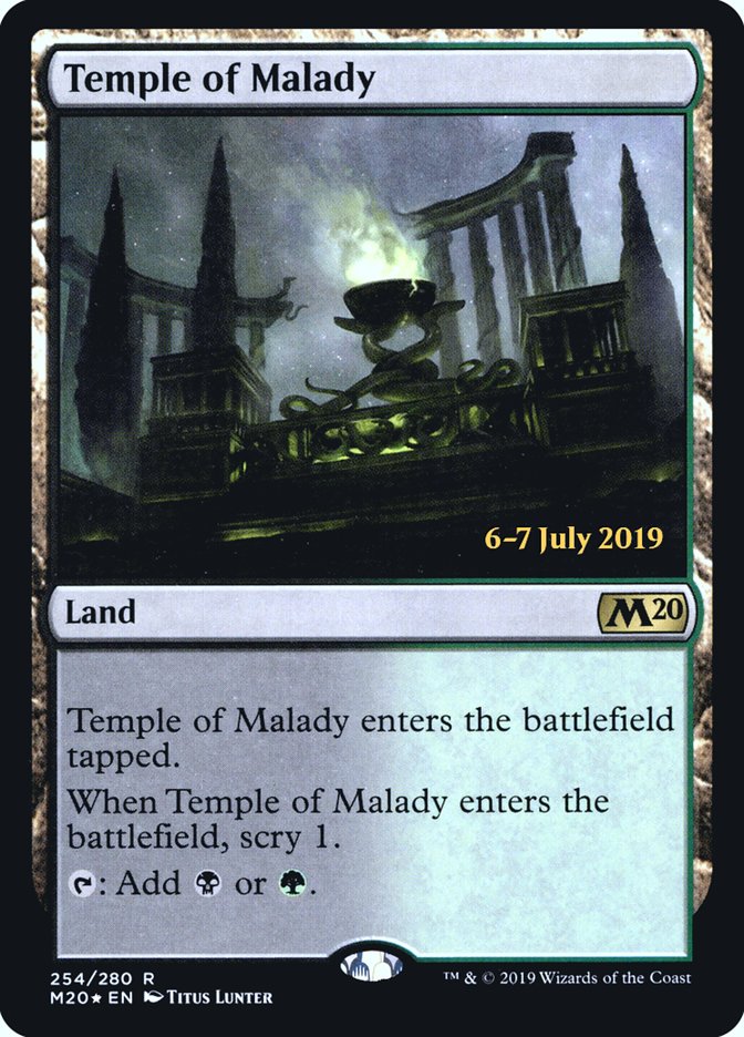 Temple of Malady (Core Set 2020 Promos #254s)