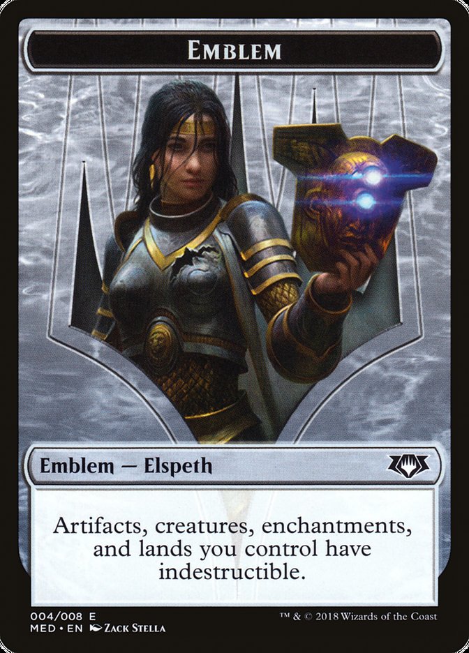 Elspeth, Knight-Errant Emblem (Mythic Edition Tokens #G4)