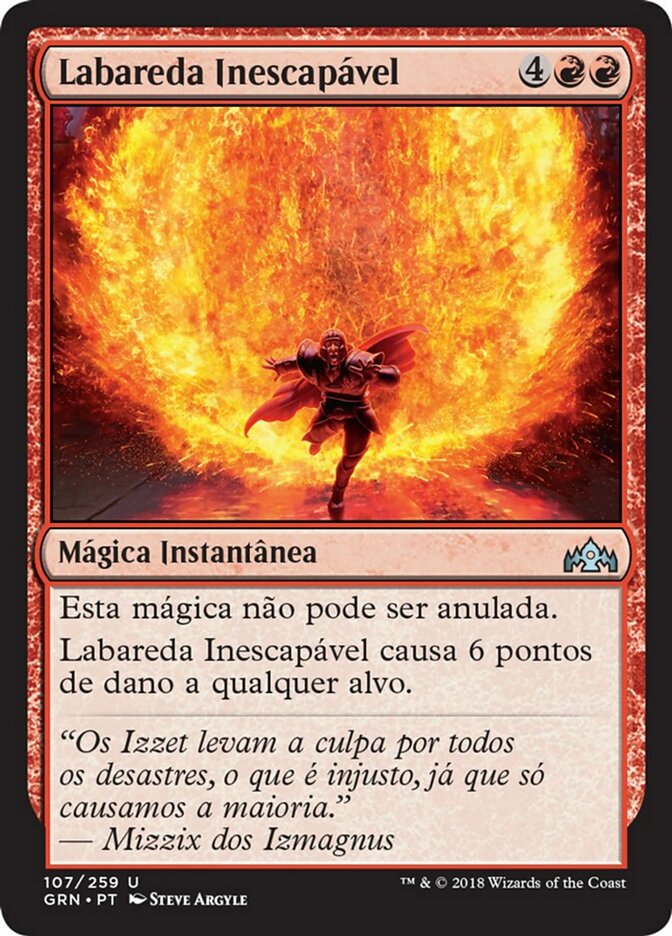 Inescapable Blaze (Guilds of Ravnica #107)