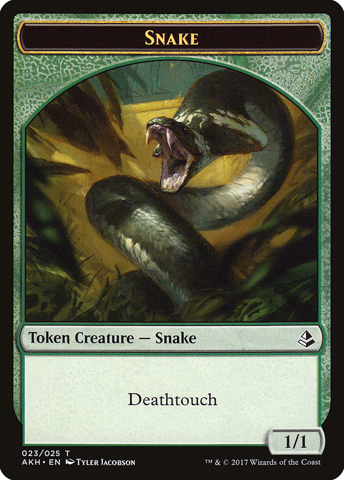 Snake (Amonkhet Tokens #23)