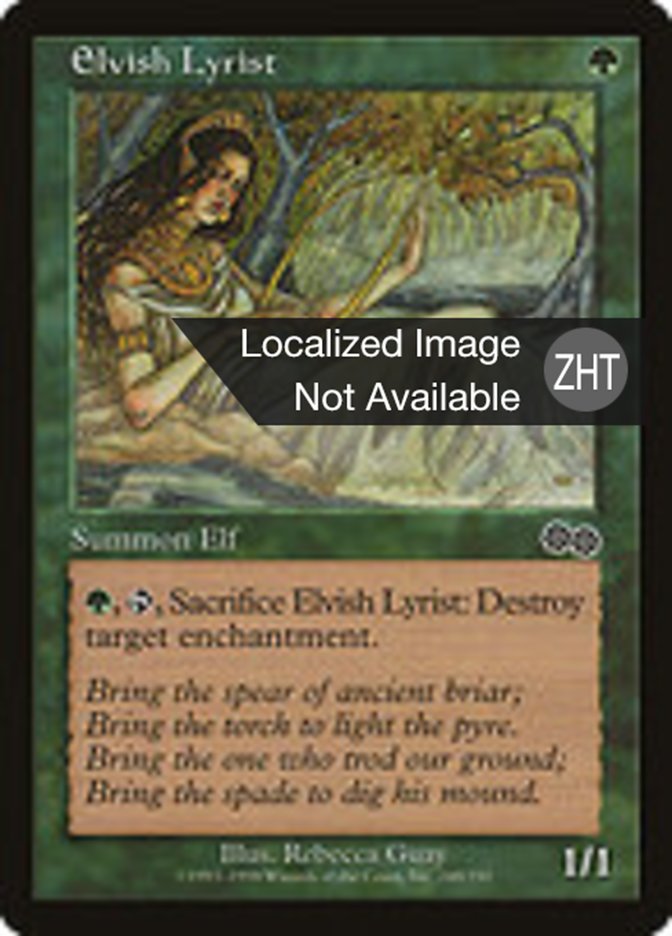 Elvish Lyrist (Urza's Saga #248)