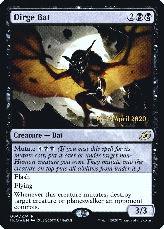 Dirge Bat (Ikoria: Lair of Behemoths Promos #84s)