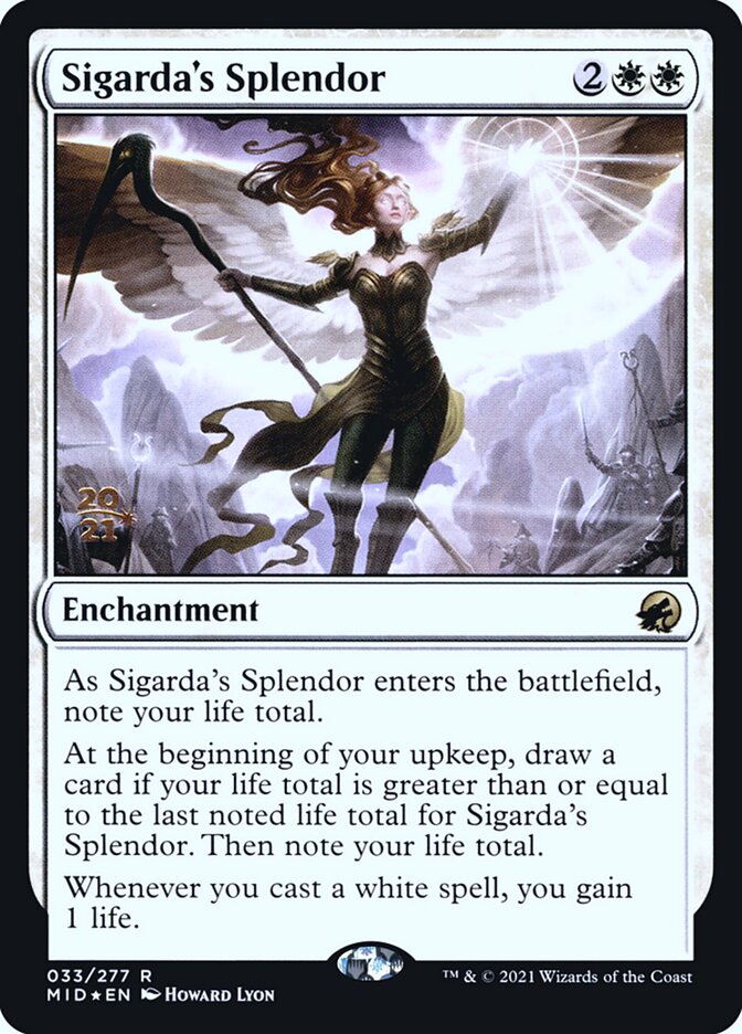 Sigarda's Splendor (Innistrad: Midnight Hunt Promos #33s)