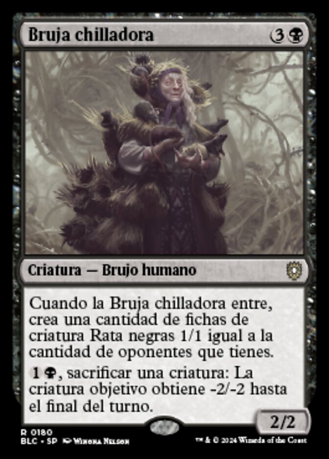 Chittering Witch (Bloomburrow Commander #180)