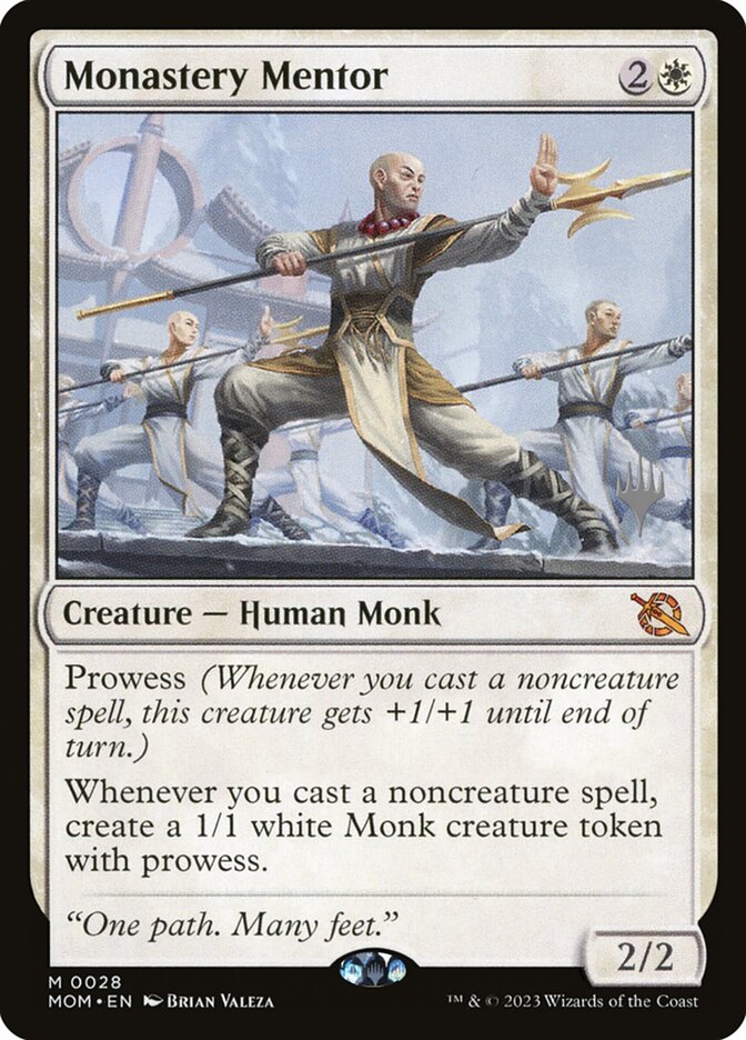 Monastery Mentor (March of the Machine Promos #28p)