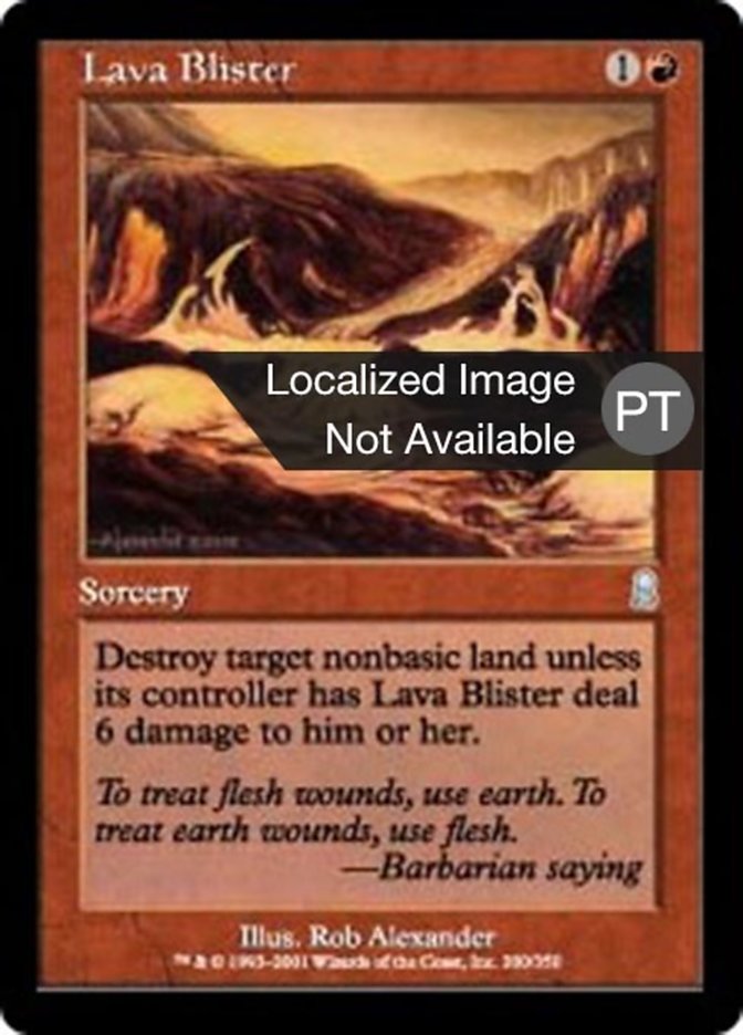 Lava Blister (Odyssey #200)