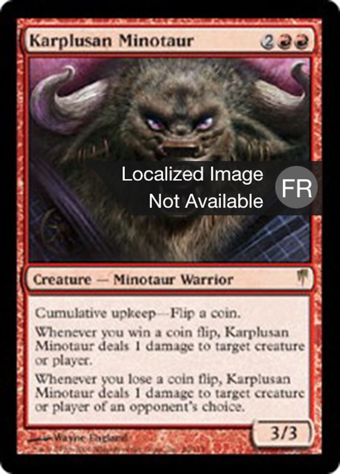 Karplusan Minotaur (Coldsnap #86)