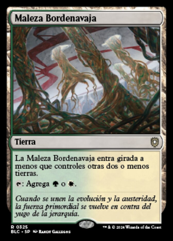 Razorverge Thicket (Bloomburrow Commander #325)