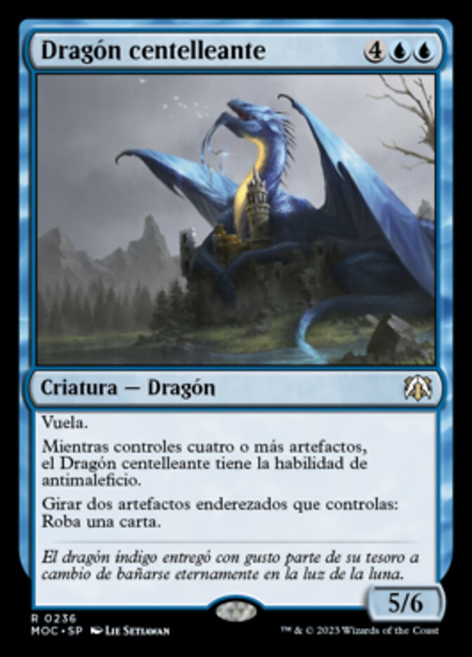 Dragón centelleante