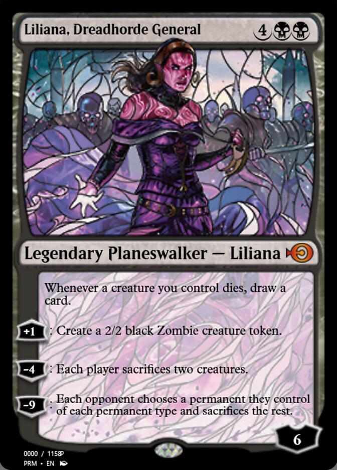 Liliana, Dreadhorde General (Magic Online Promos #78017)