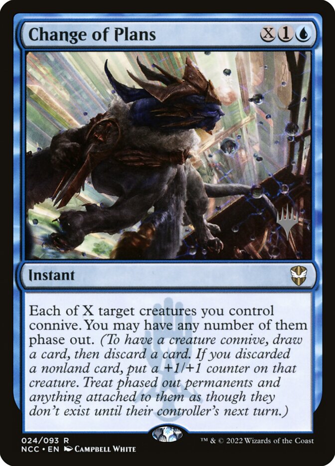 Change of Plans (New Capenna Commander Promos #24p)