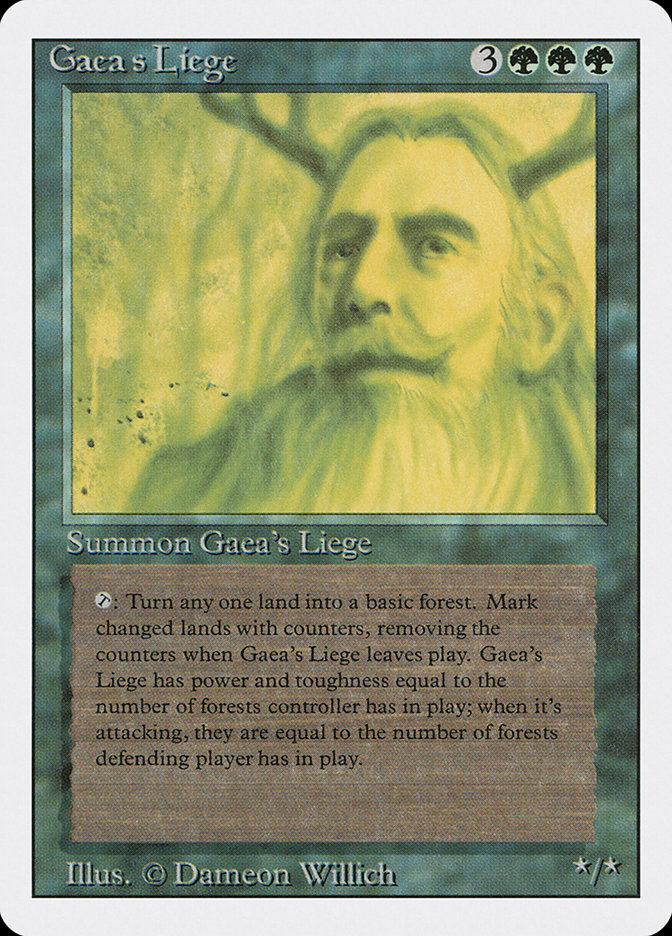 Gaea's Liege (Revised Edition #198)