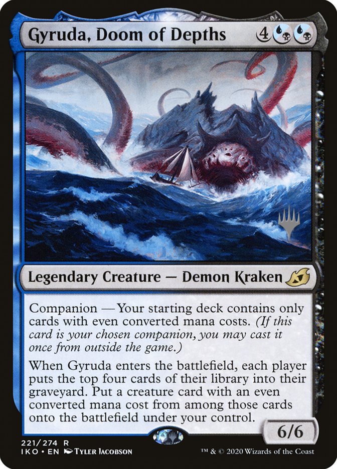 Gyruda, Doom of Depths (Ikoria: Lair of Behemoths Promos #221p)