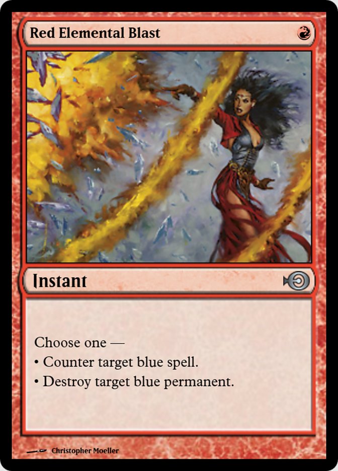 Red Elemental Blast (Magic Online Promos #43610)