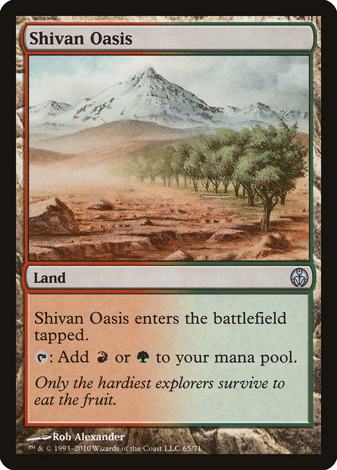 Shivan Oasis (Duel Decks: Phyrexia vs. the Coalition #65)