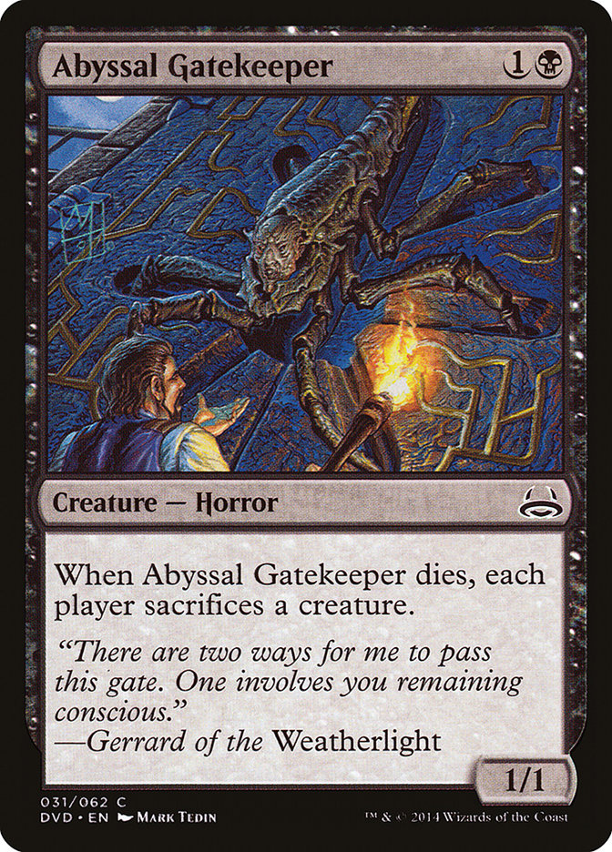 Abyssal Gatekeeper (Duel Decks Anthology: Divine vs. Demonic #31)
