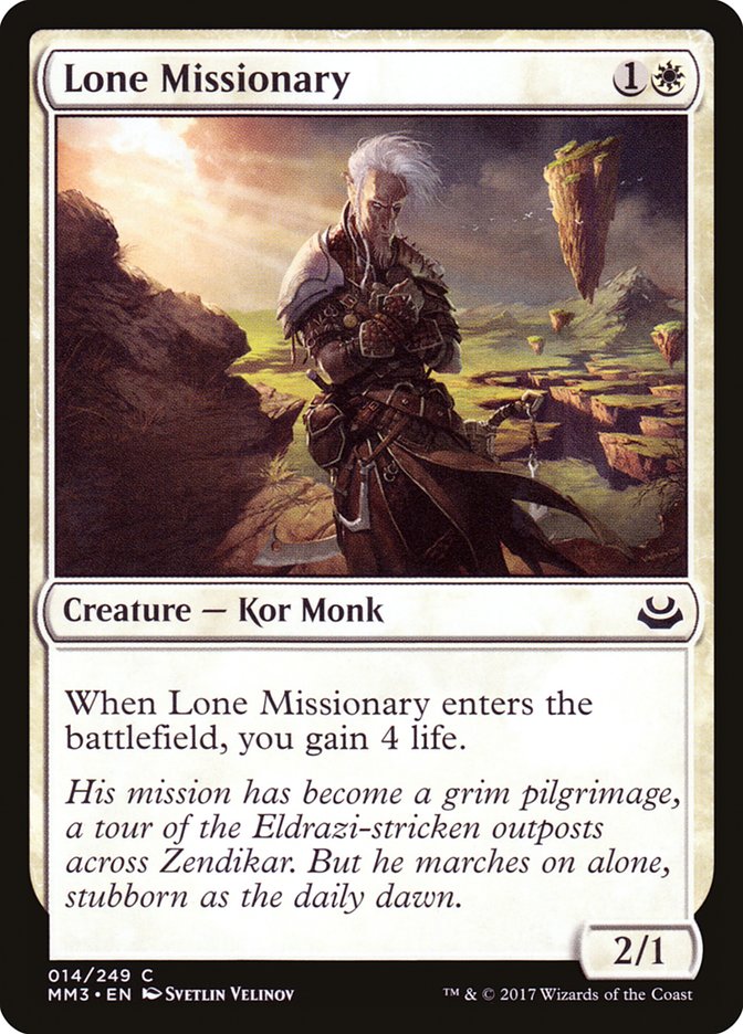 Lone Missionary (Modern Masters 2017 #14)