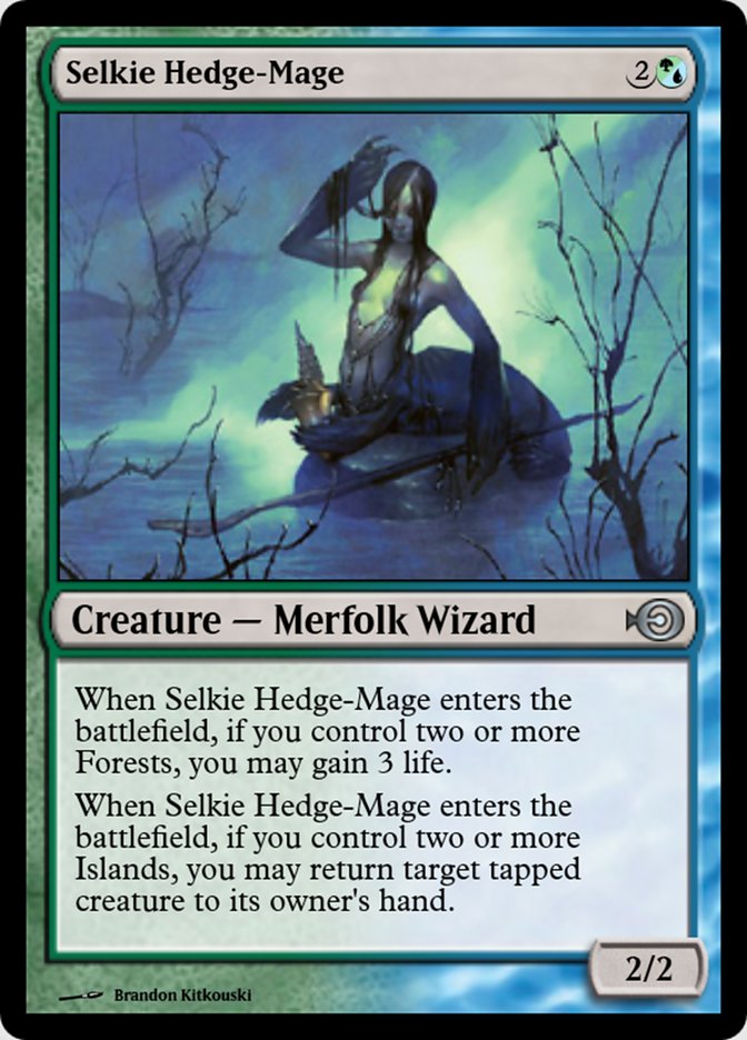 Selkie Hedge-Mage (Magic Online Promos #32549)