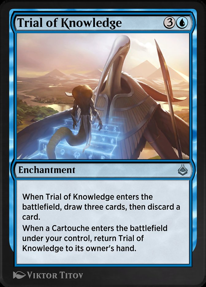 Trial of Knowledge (Amonkhet Remastered #84)