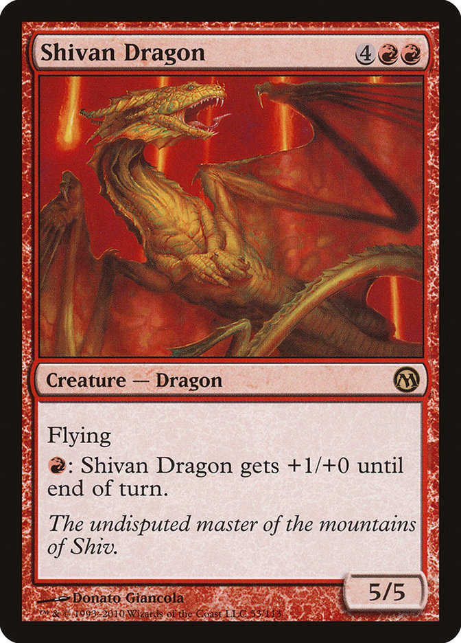 Shivan Dragon (Duels of the Planeswalkers #53)