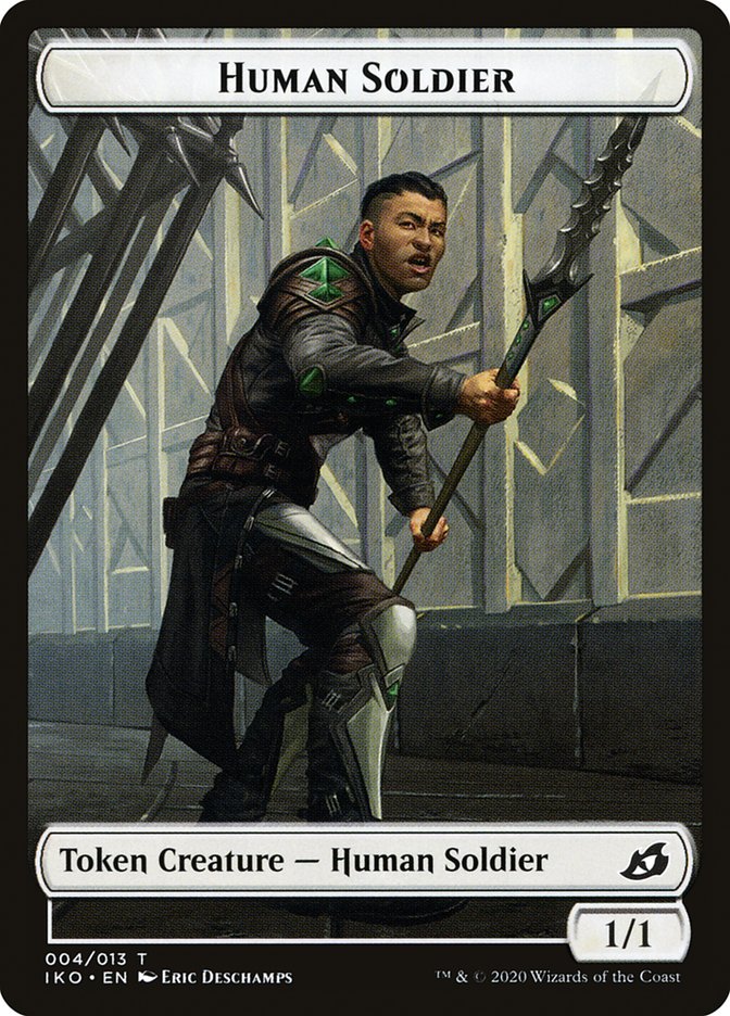 Human Soldier (Ikoria: Lair of Behemoths Tokens #4)