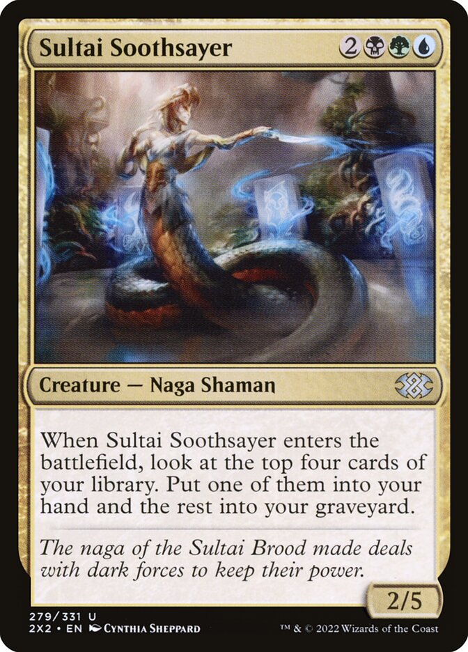 Sultai Soothsayer (Double Masters 2022 #279)
