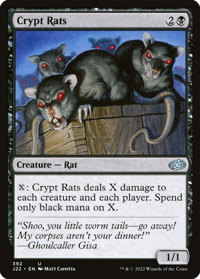 Crypt Rats (Jumpstart 2022 #392)