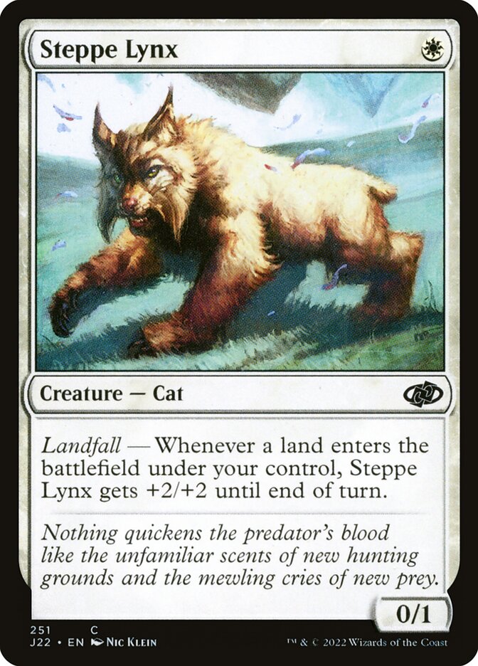 Steppe Lynx (Jumpstart 2022 #251)