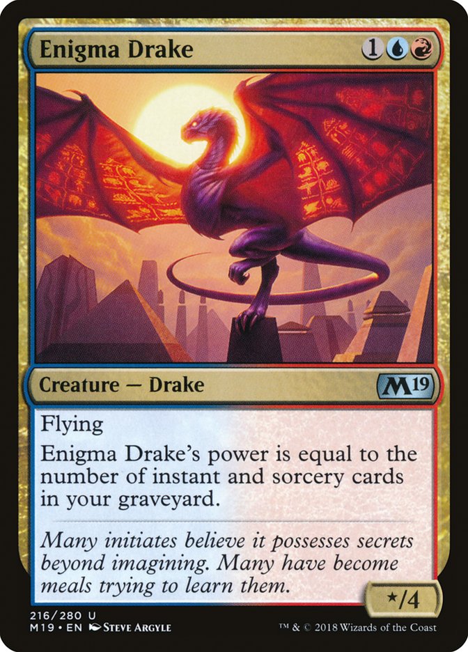 Enigma Drake (Core Set 2019 #216)