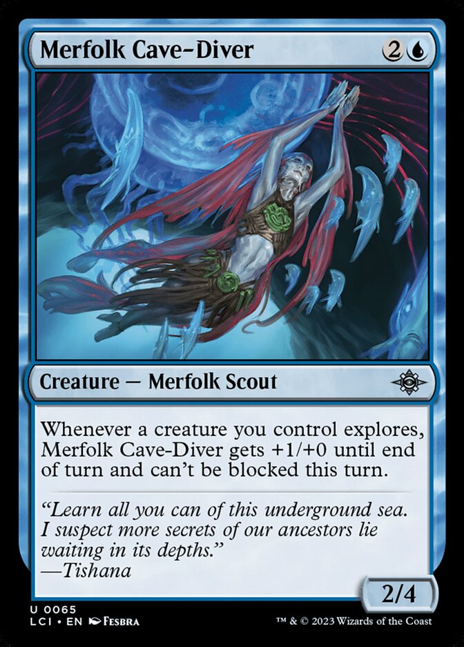 Merfolk Cave-Diver (The Lost Caverns of Ixalan #65)