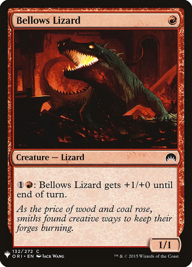 Bellows Lizard (The List #ORI-132)