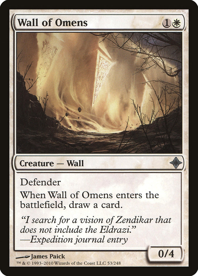 Wall of Omens (Rise of the Eldrazi #53)