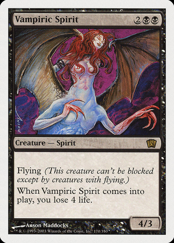 Vampiric Spirit (Eighth Edition #170)