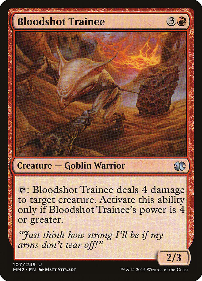 Bloodshot Trainee (Modern Masters 2015 #107)