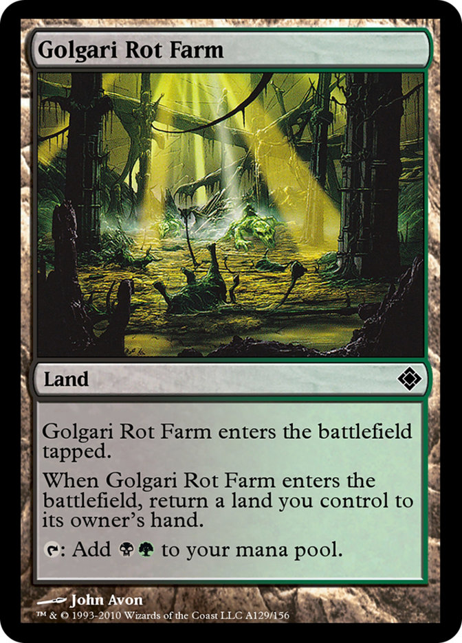 Golgari Rot Farm (Magic Online Theme Decks #A129)