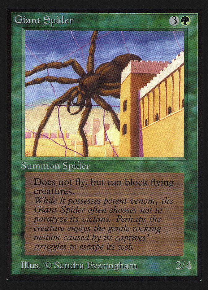Giant Spider (Intl. Collectors' Edition #199)