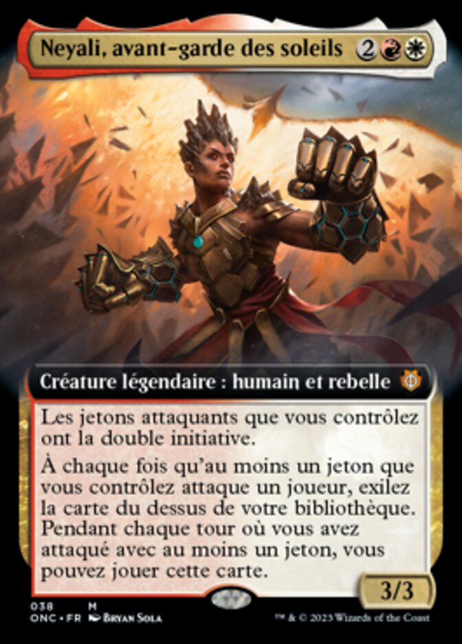 Neyali, Suns' Vanguard (Phyrexia: All Will Be One Commander #38)