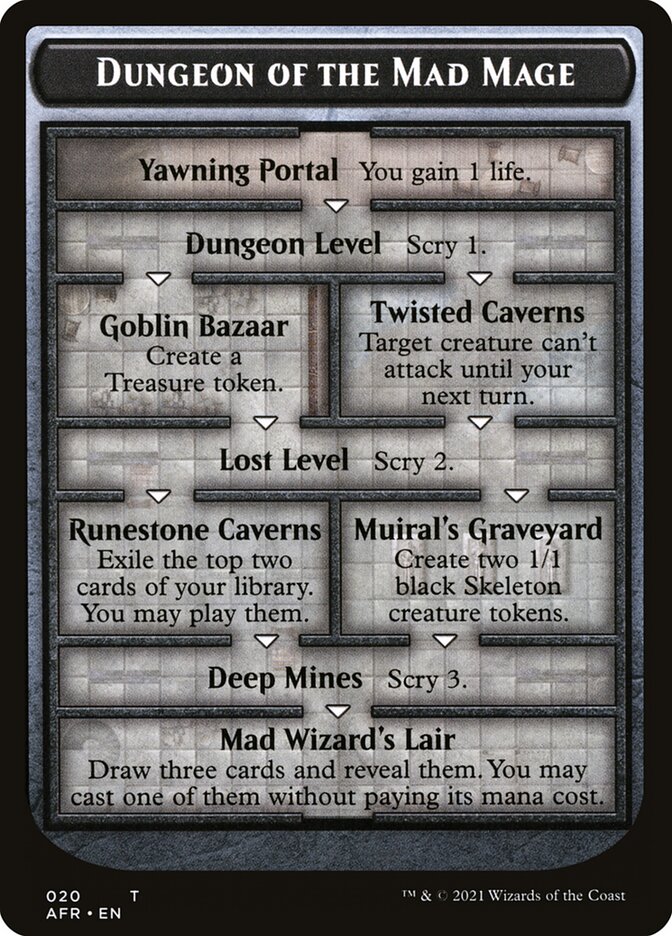 Dungeon of the Mad Mage (Adventures in the Forgotten Realms Tokens #20)