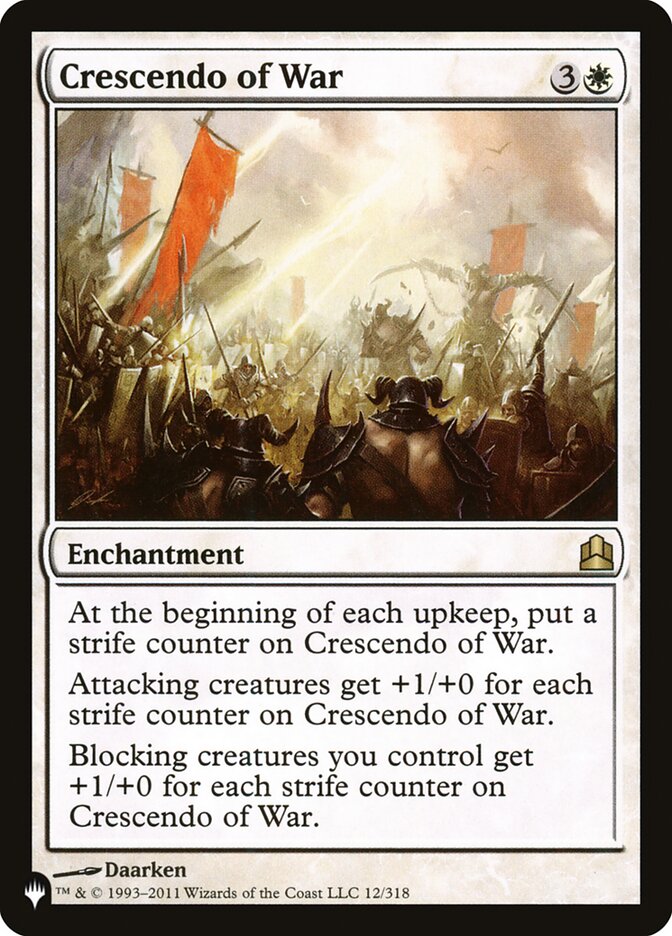 Crescendo of War (The List #CMD-12)